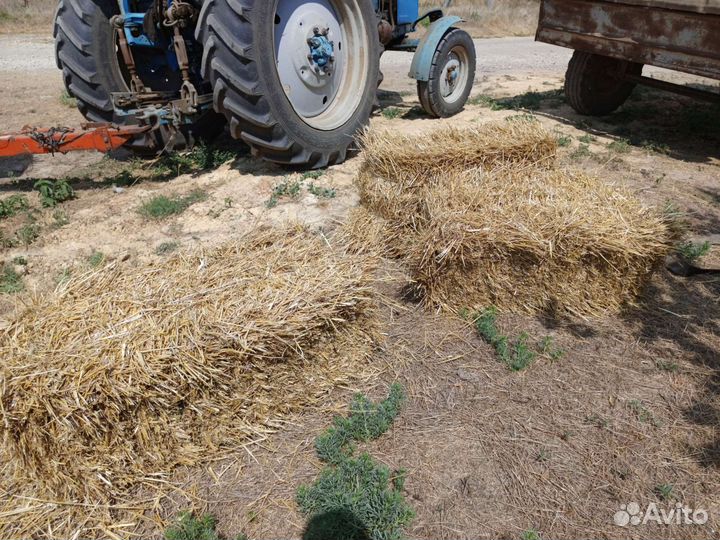 Солома в тюках