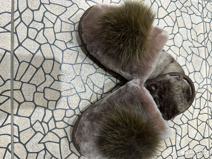 Тапочки меховые