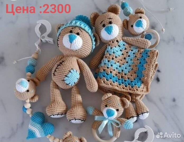 Вязанные игрушки ручной работы