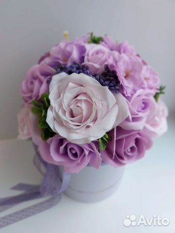 Букеты из мыльных цветов на 8 марта