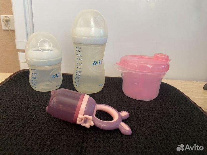 Бутылочки avent ниблер контейнер для смеси