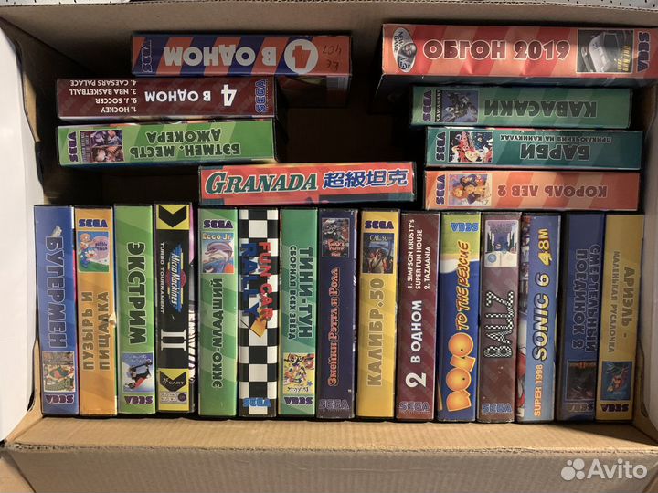 Sega картриджи