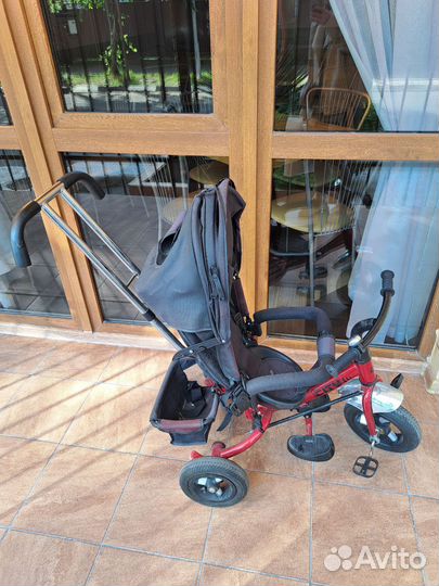 Детский велосипед с родительской ручкой бу