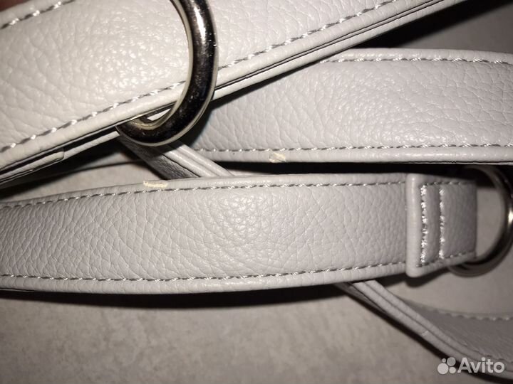 Ремень кожаный от сумки gerry weber и серый