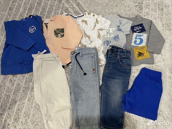 Пакет вещей 68 размер