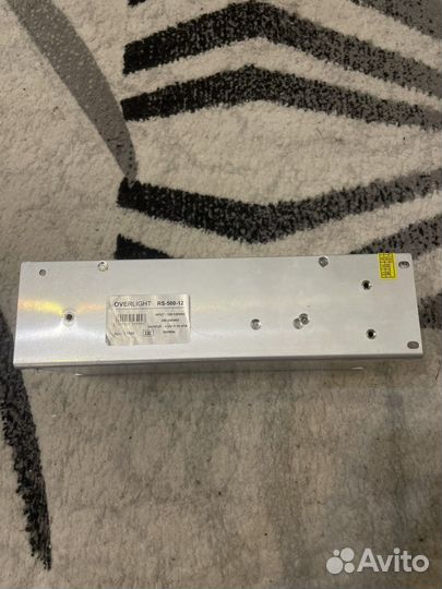 Блок питания overlight RS-500-12