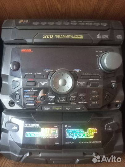 Музыкальный центр с колонками yamaha