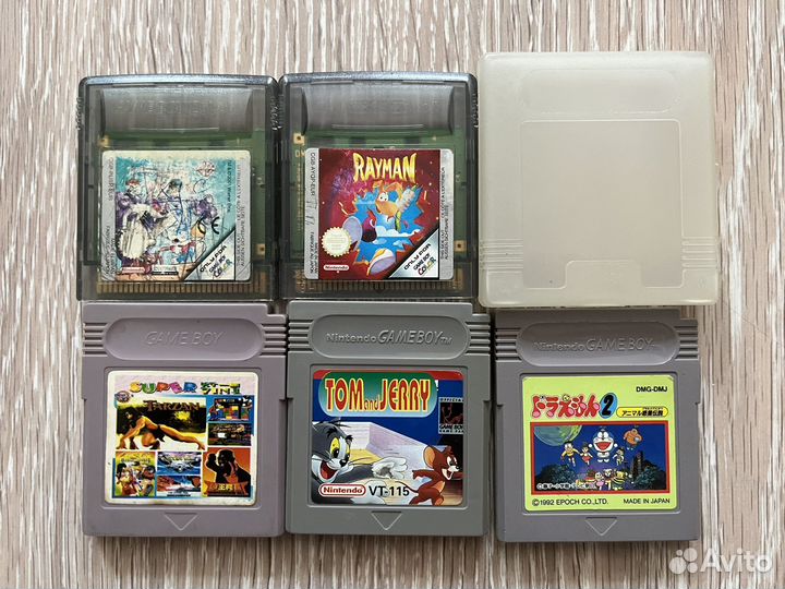 Картриджи Nintendo Game Boy и Game Boy Color