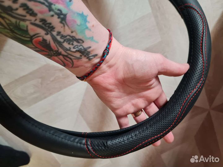 Кожаная оплетка на руль