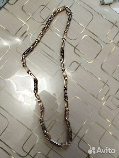 Золотая цепь cartier