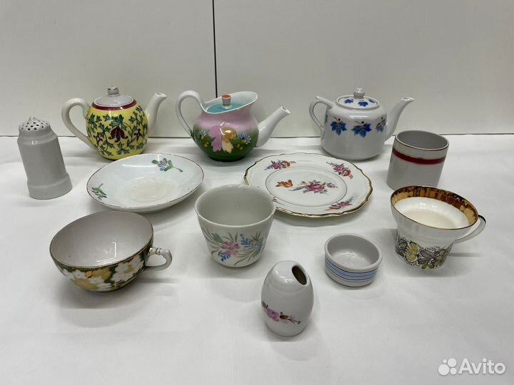 Посуда фарфоровая СССР, лфз, Кузнецов, дулево