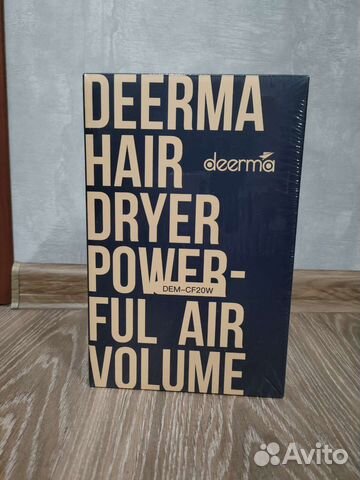 Фен Deerma Hair Dryer DEM-CF20W новый запечатанный