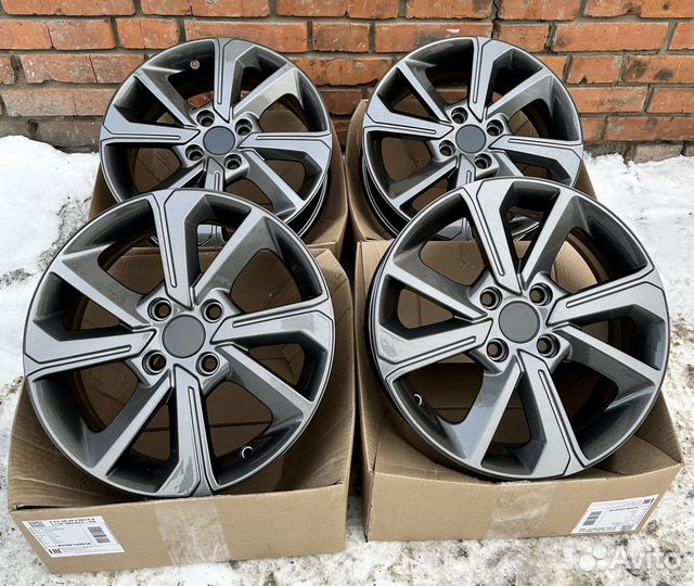 Диски литые Khomen Wheels 4x100 R15 Hyundai,Kia