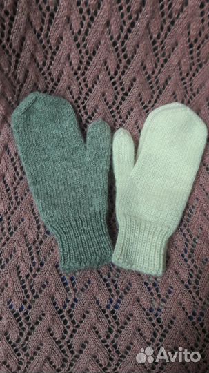 Варежки и носки ручная работа в наличии и на заказ