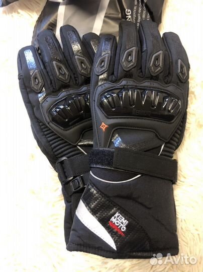 Теплые мото перчатки Kemi moto