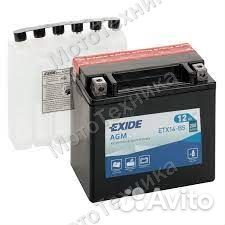 Мото аккумулятор exide 12Ah 200A