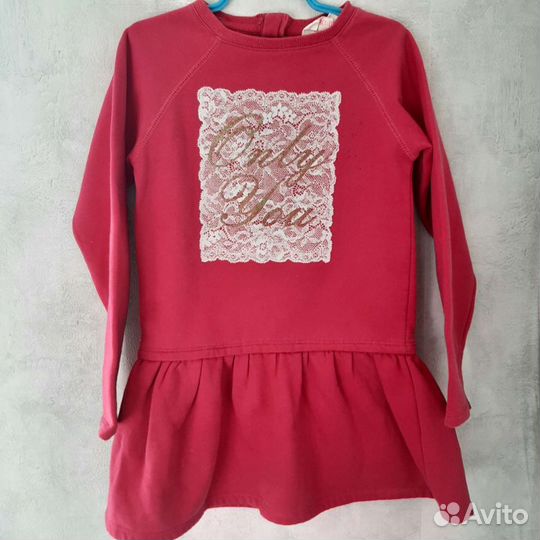 Детские вещи пакетом для девочек р110, 3-5 лет