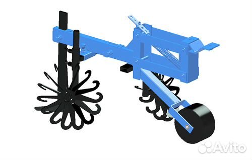 Культиватор для чеснока 5Х рядный 3х точка с турби