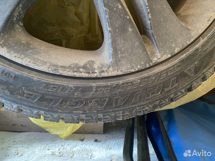 Диски r18 от honda accord 8 резина зимняя