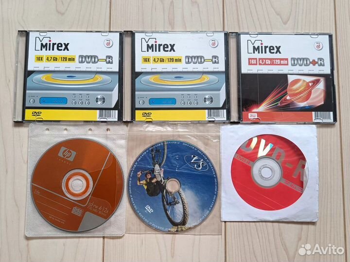 Диски DVD-R, CD-RW