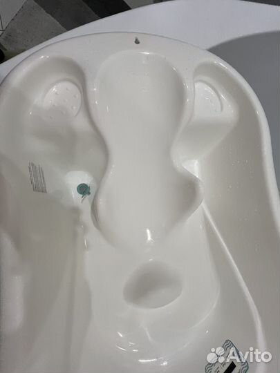 Ванночка для купания с термометром olsson