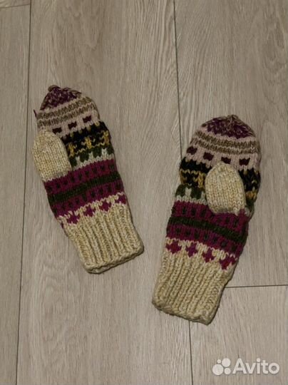 Варежки ручной работы