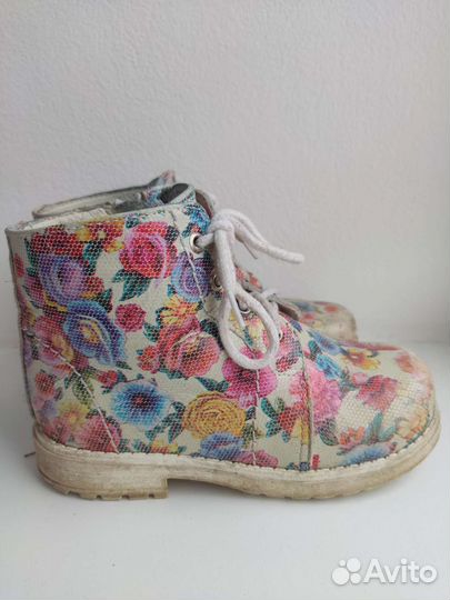 Ботинки демисезонные для девочки 26 размер