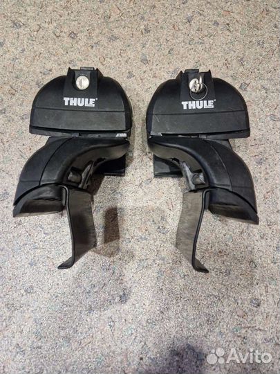 Упоры поперечин thule на Renault duster рестайл