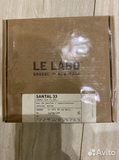 Парфюм le labo santal 33