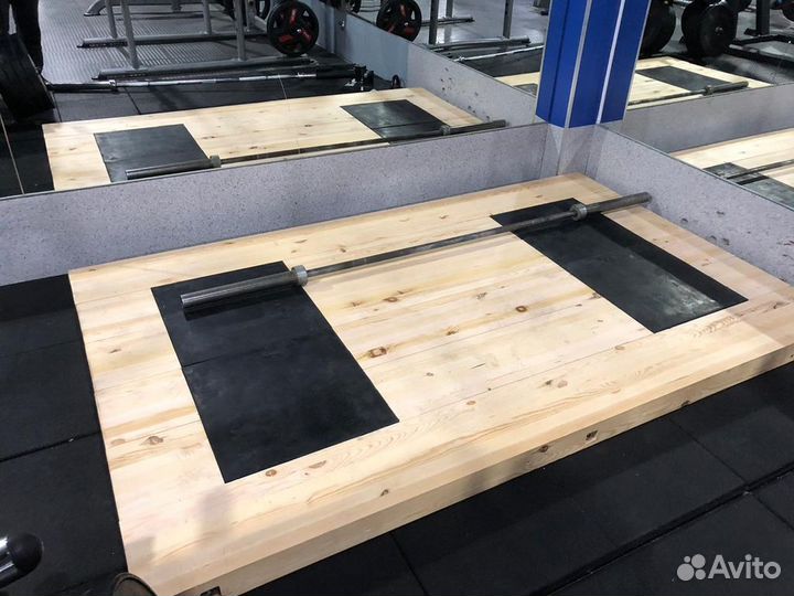 Помост для становой тяги 2.5х1.5.0.1 м