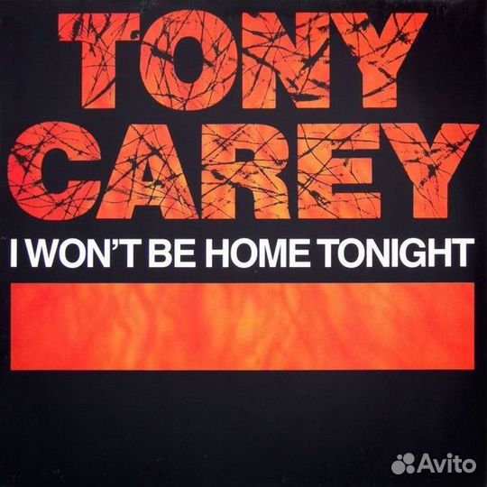 Пластинка Tony Carey - I Won't Be Home Tonight (L