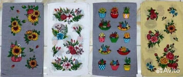 Полотенца вафельное