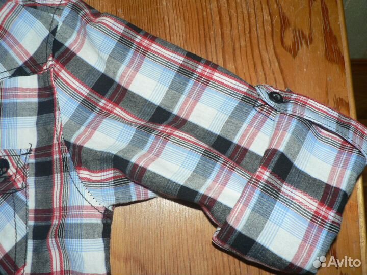 Рубашка-ковбойка, 10-12 лет