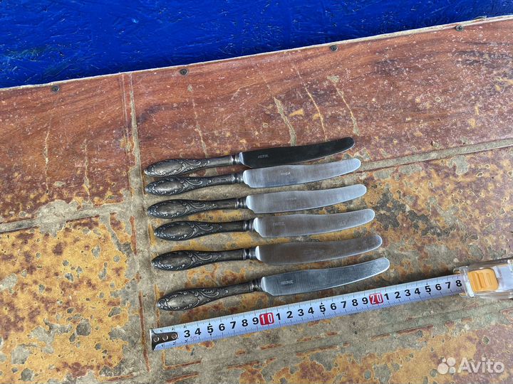 Ножи столовые мельхиор СССР