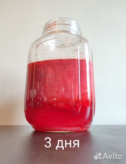 Клубничный натуральный уксус, питьевой. Без сахара