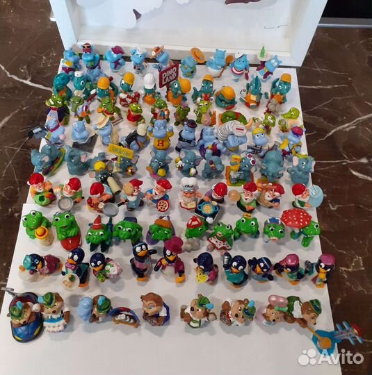 Коллекционные фигурки из киндер сюрприз 90х