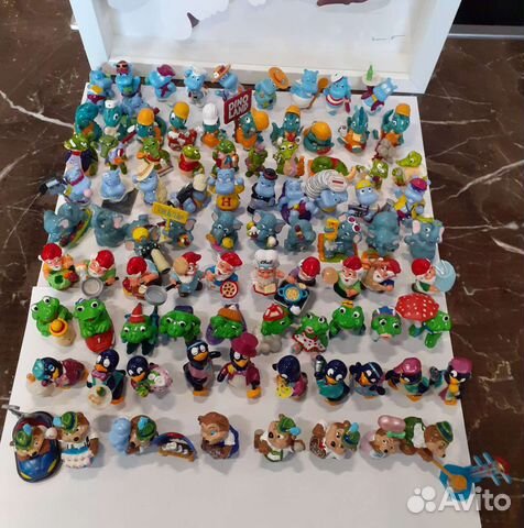 Коллекционные фигурки из киндер сюрприз 90х