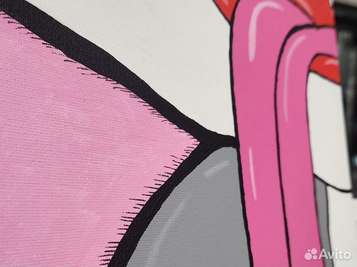 Картина в стиле Пинтерест, картина акрилом