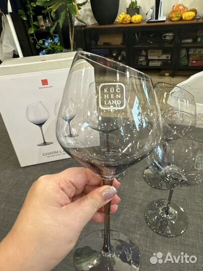 Бокалы новые для красного вина Kutchenland