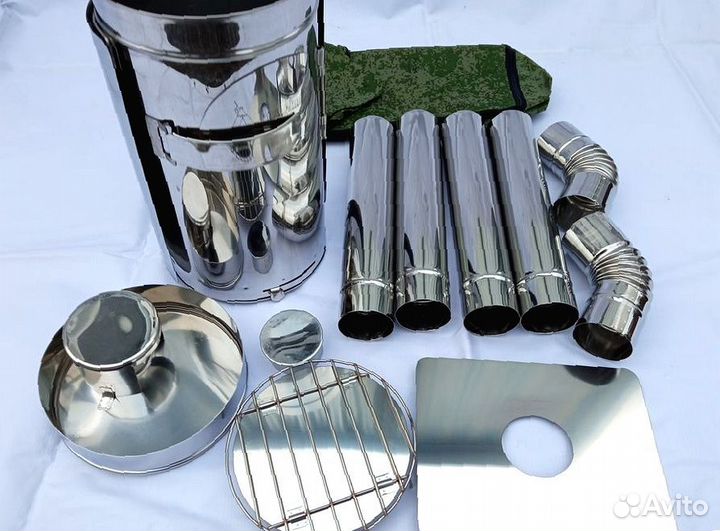 Печь походная Рыбака 10 л. арт-9952