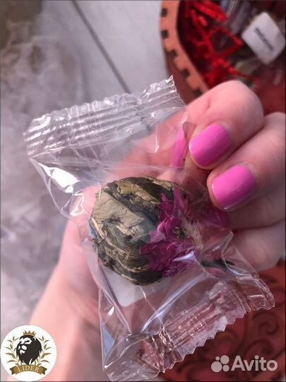 Подарочный набор подсвечник и чай, опт