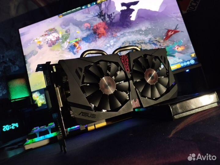 Видеокарта Asus GeForce GTX 950 strix 2 gb