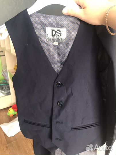 Школьный пиджак + жилет 122