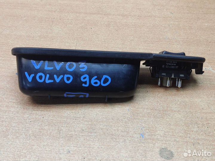 Кнопка стеклоподъёмника задняя левая, Volvo 960