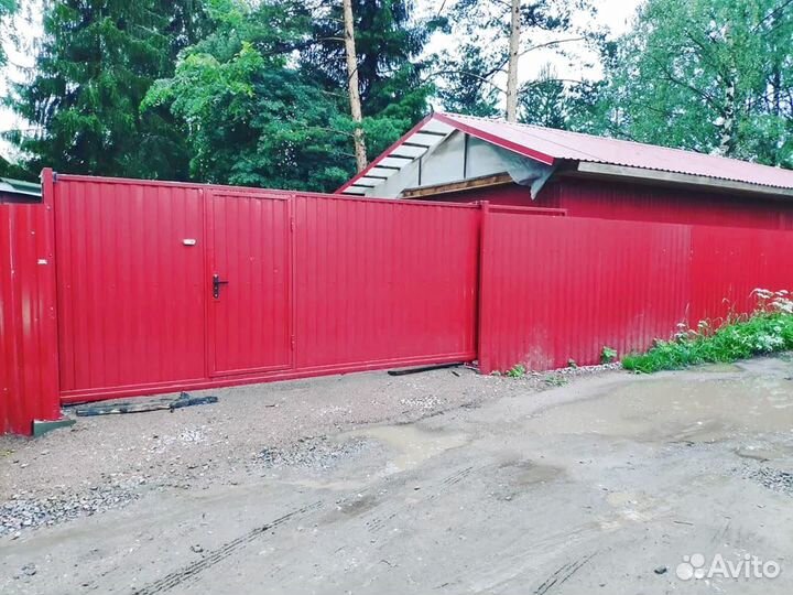 Забор из профнастила