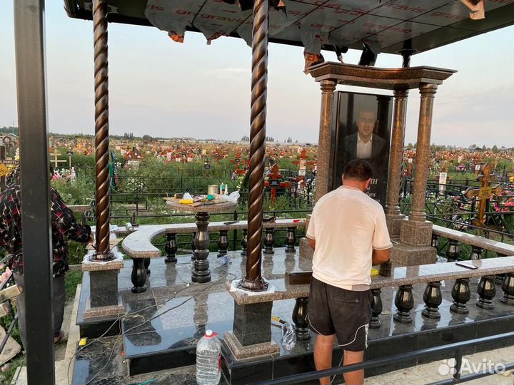 Памятники из гранита и установка