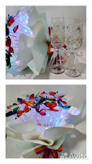 Букет из бабочек