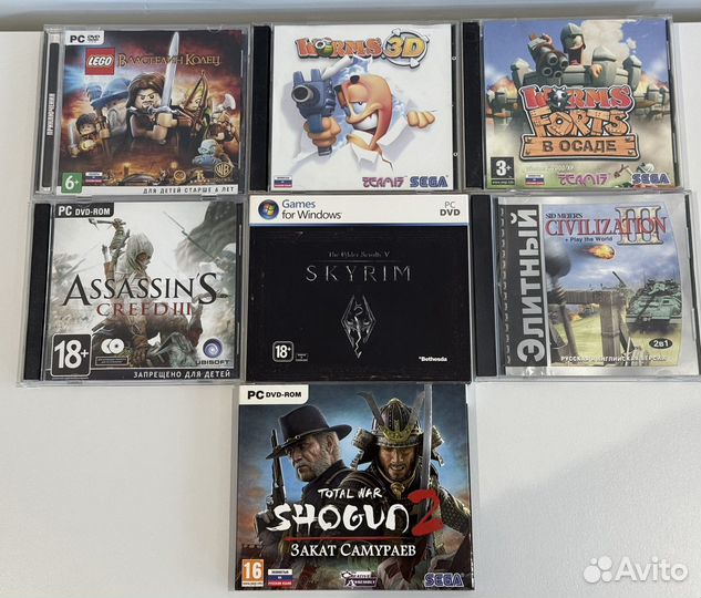 Комьютерные диски, игры для пк