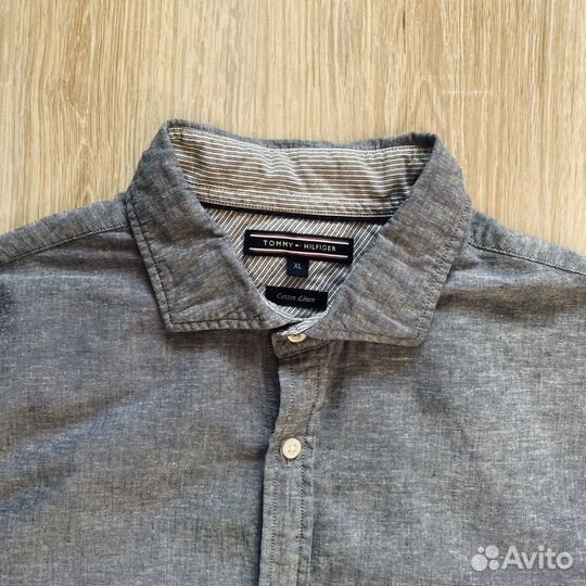 Рубашка льняная Tommy hilfiger