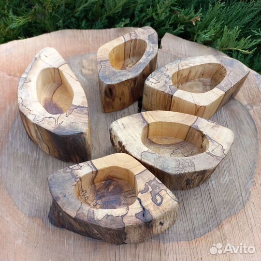 Подсвечник деревянный. Формы для заливки